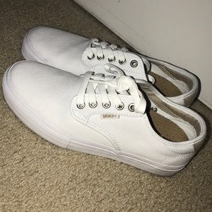VANS Skate Pro White/Tan Shoes